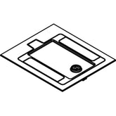 Legrand - Wiremold RFB119CTCAL RFB9 and RFB11 Series Carpet Cover Assembly, Brushed Aluminum